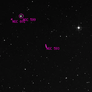 DSS image of NGC 593