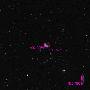 DSS image of NGC 5954