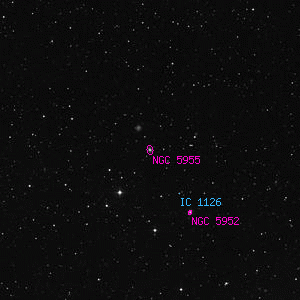 DSS image of NGC 5955