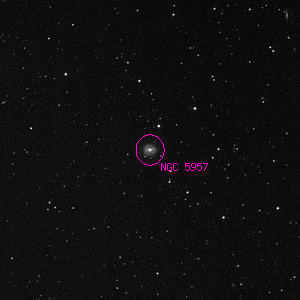 DSS image of NGC 5957