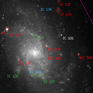 DSS image of NGC 595