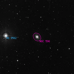 DSS image of NGC 596