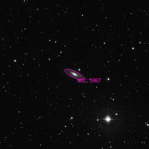 DSS image of NGC 5987