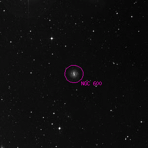 DSS image of NGC 600