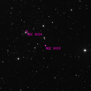 DSS image of NGC 6019