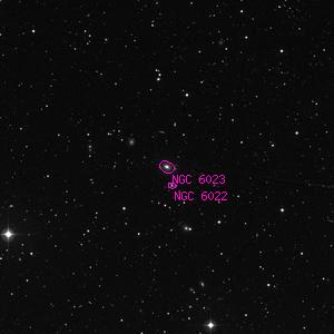 DSS image of NGC 6023