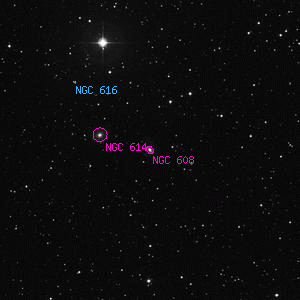 DSS image of NGC 608
