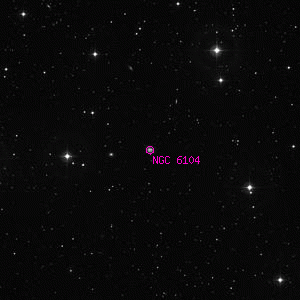 DSS image of NGC 6104