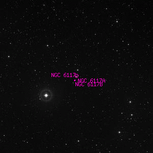 DSS image of NGC 6117