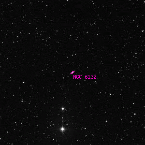 DSS image of NGC 6132