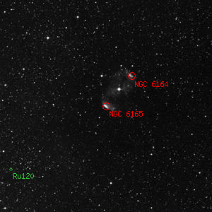 DSS image of NGC 6165