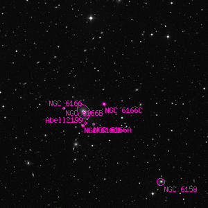 DSS image of NGC 6166C