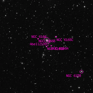 DSS image of NGC 6166D