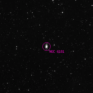 DSS image of NGC 6181