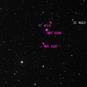 DSS image of NGC 6197