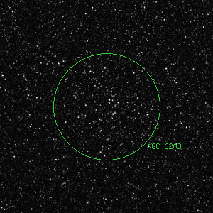 DSS image of NGC 6208