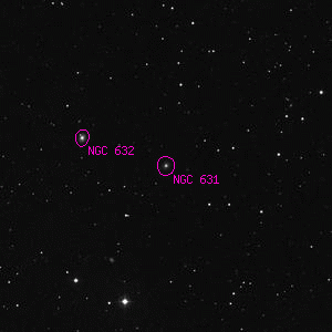 DSS image of NGC 631