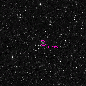 DSS image of NGC 6407