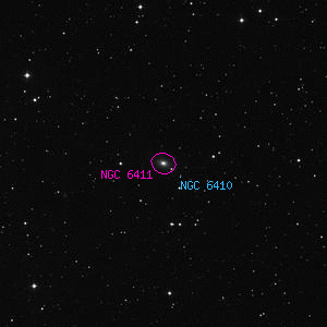 DSS image of NGC 6411