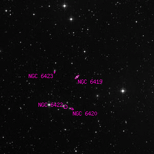 DSS image of NGC 6419