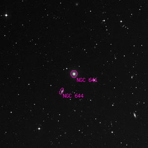 DSS image of NGC 641
