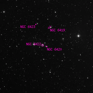 DSS image of NGC 6420
