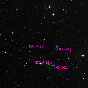 DSS image of NGC 6423