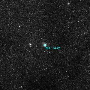 DSS image of NGC 6445
