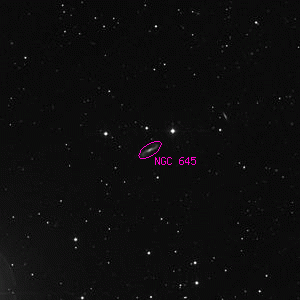 DSS image of NGC 645