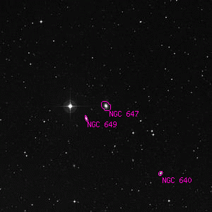 DSS image of NGC 647