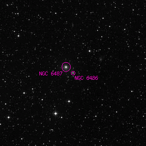 DSS image of NGC 6486