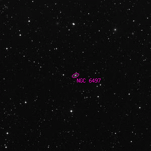 DSS image of NGC 6497
