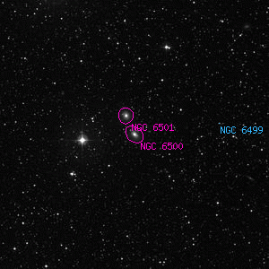 DSS image of NGC 6500