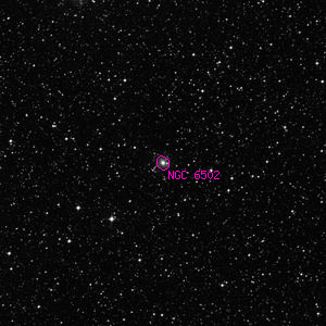 DSS image of NGC 6502