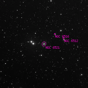 DSS image of NGC 6521