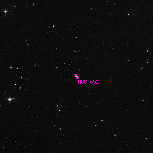 DSS image of NGC 652