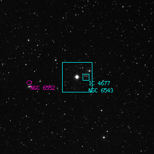 DSS image of NGC 6543