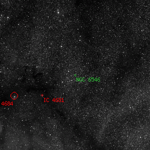 DSS image of NGC 6546