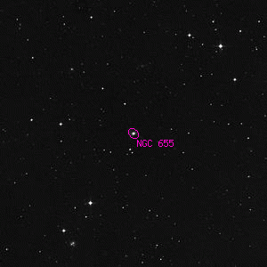 DSS image of NGC 655