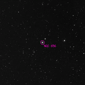 DSS image of NGC 656