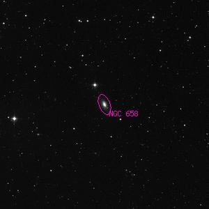 DSS image of NGC 658