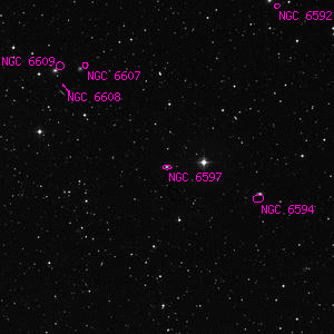 DSS image of NGC 6597