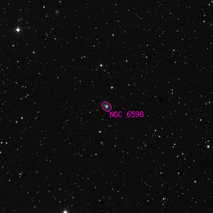 DSS image of NGC 6598
