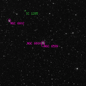 DSS image of NGC 6599