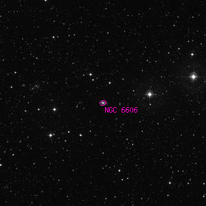 DSS image of NGC 6606