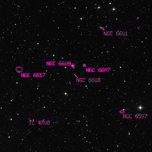 DSS image of NGC 6608