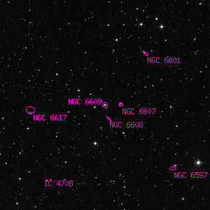 DSS image of NGC 6609