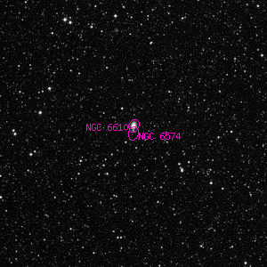 DSS image of NGC 6610