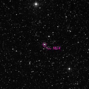 DSS image of NGC 6614