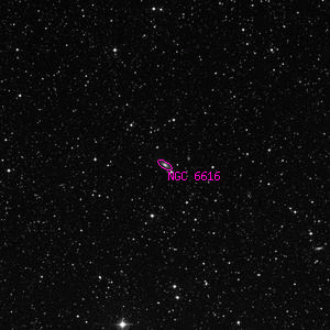 DSS image of NGC 6616